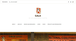 Desktop Screenshot of gala.co.za