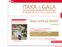 Tablet Screenshot of itaka.gala.pl