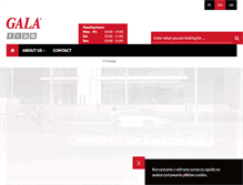 Tablet Screenshot of gala.com.pl